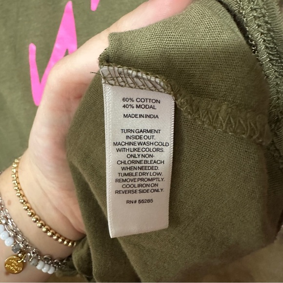 Express tie up t shirt - Picture 2 of 2